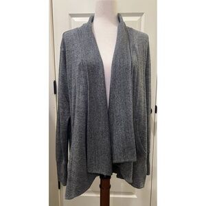 Athleta Heather Gray Women's Draped Cardigan